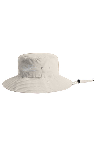 Nylon Wide Brim Bucket Hat