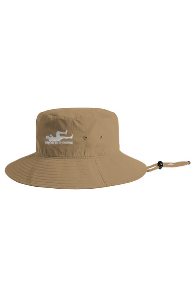 Nylon Wide Brim Bucket Hat