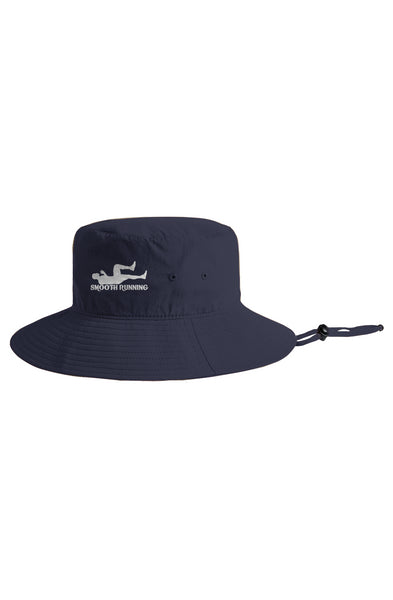 Nylon Wide Brim Bucket Hat