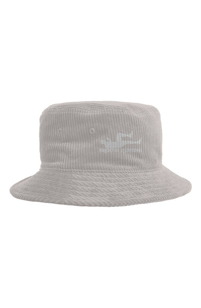 Cord Bucket Hat/ embroidered 