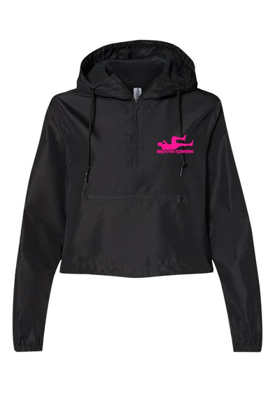 Lightweight Pullover Crop Windbreaker