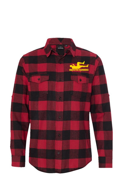 Long Sleeve Flannel Red And Black