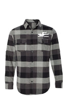 Long Sleeve Flannel Grey And Black