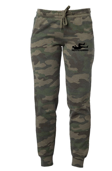 Womens Camo Wash Sweatpants blklogo