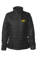 Womens Puffer Jacket gold